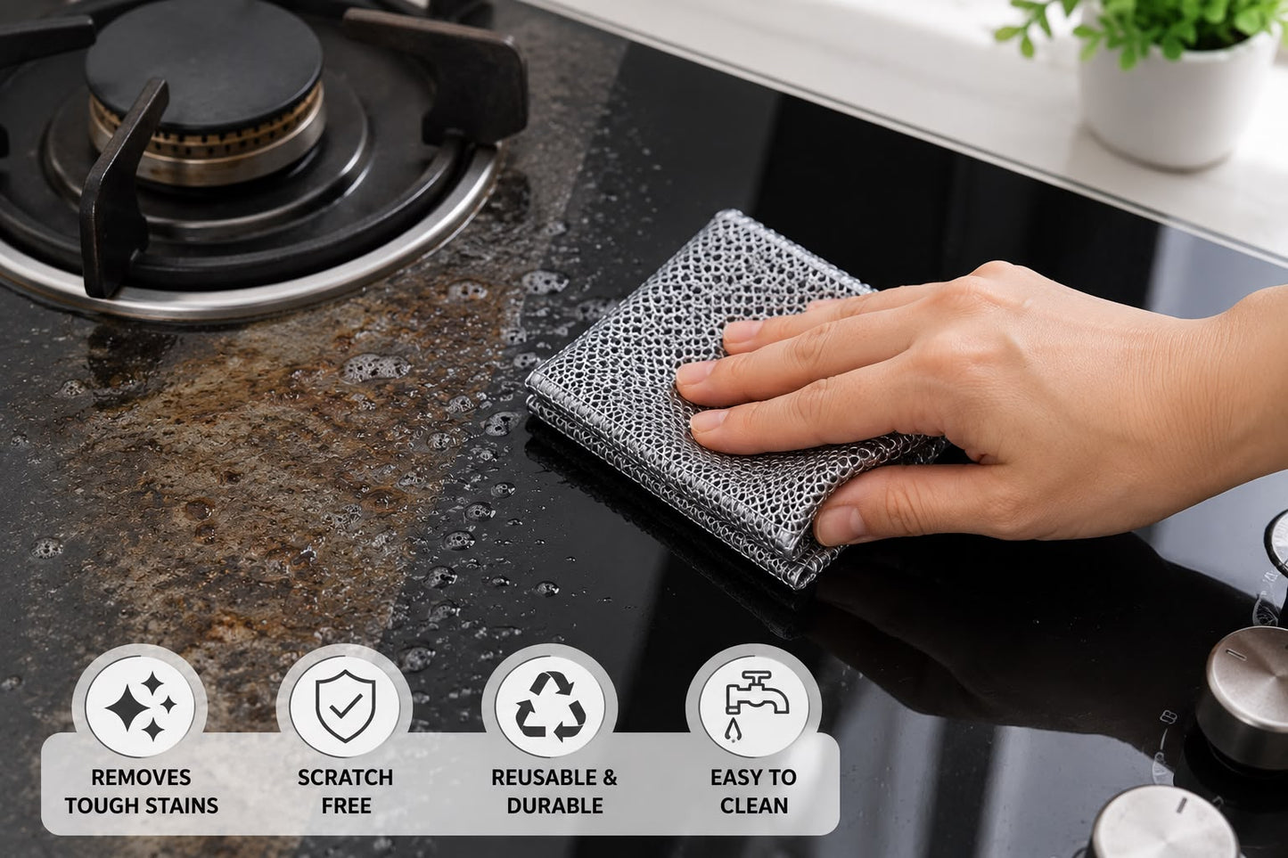 Premium Stainless Steel Wire Cleaning Cloth