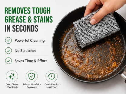 Premium Stainless Steel Wire Cleaning Cloth