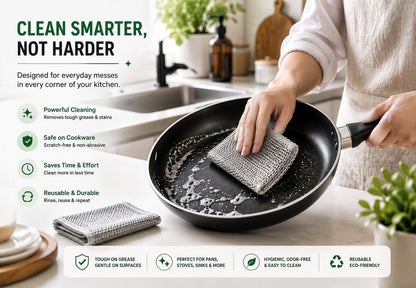 Premium Stainless Steel Wire Cleaning Cloth